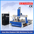 wood cnc router machine, wood engraving machine 4 axis 1500X3000mm, car model EPS carving cnc machine